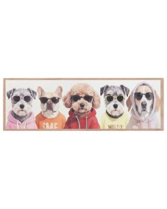3D Framed Print - Dogs