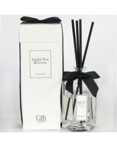 Octagonal Large B&W Diffuser-EnglishPear&Freesia