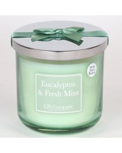 Colour Double Wick Candle-Eucalyptus&FreshMint