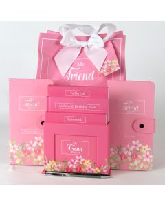 Floral Sentiment  Friend Gift Set Bag