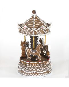 Musical Gingerbread Carousel