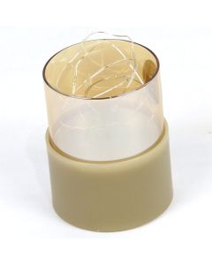 Silver and gold String Large LED Votives