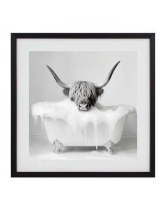 Framed Wall Art - Highland Cow