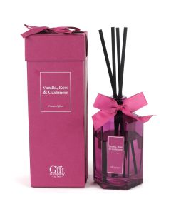 Octagonal Large Colour Diffuser-VanillaRose&Cashmere