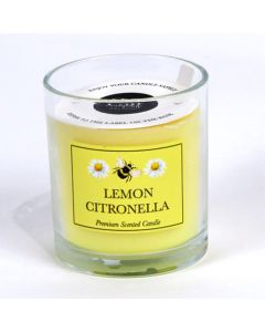 Premium Single Wick Jar-Lemon Citronella