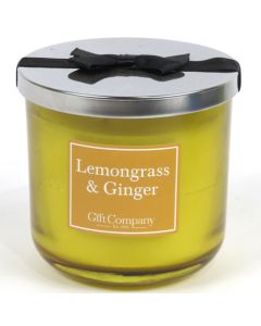 Colour Double Wick Candle-Lemongrass&Ginger