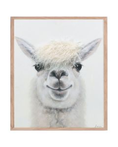 3D Framed Print - Llama