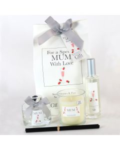 Premium Gift Bag Set - Mum Sentiment-Strawb & Fizz(26)