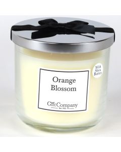 Premium Double Wick Candle-Orange Blossom