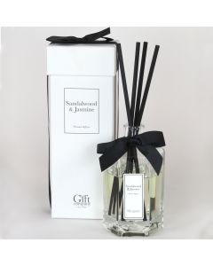 Octagonal Large B&W Diffuser-Sandalwood&Jasmine