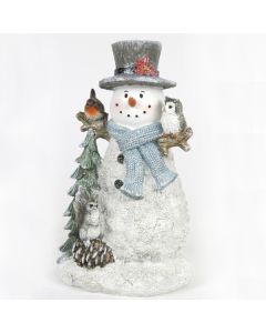 Snowman with Friends LED Tree