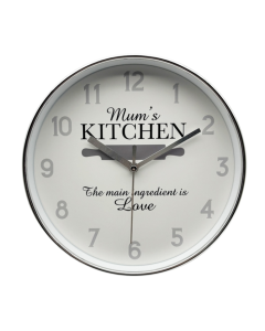 Clock -Mums Kitchen  20cm
