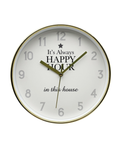Clock -Happy Hour  20cm