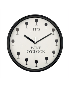 Clock -Wine O'Clock  20cm