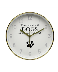 Clock -Dogs  20cm