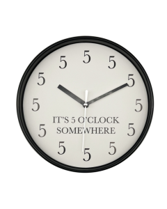 Clock -Five O Clock  20cm