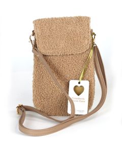 Teddy Crossbody Brown Phone Case