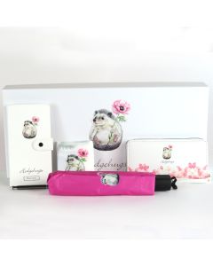 Hedgehugs Country Animal with Flower Diary Gift Set